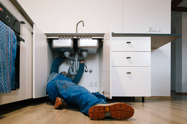Professional Drain Cleaning technician working in Healdsburg, CA